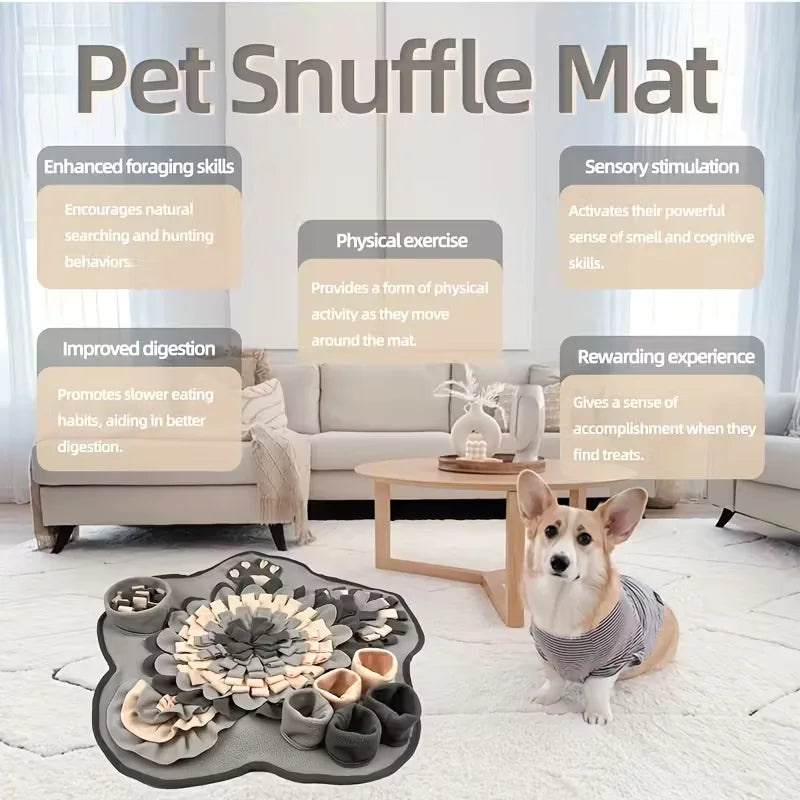 Interactieve Snuffelmat voor Honden - Mentale Uitdaging - Wasbaar