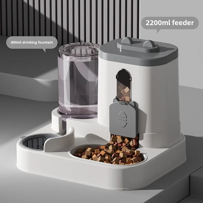 Premium 2-in-1 Automatische Voerbak en Waterdispenser voor Honden & Katten