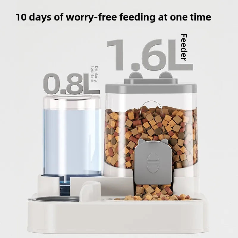 Premium 2-in-1 Automatische Voerbak en Waterdispenser voor Honden & Katten