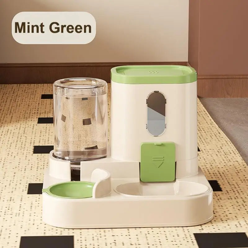Premium 2-in-1 Automatische Voerbak en Waterdispenser voor Honden & Katten
